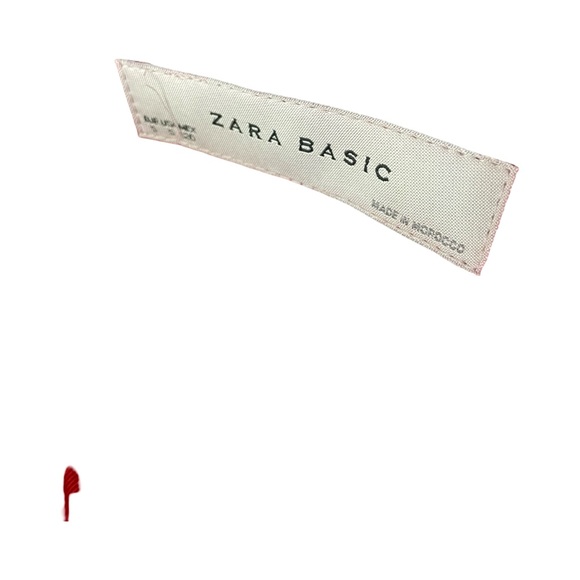 Zara basics red jacket with pleated back - Picture 2 of 4